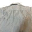 画像13: 60's "ARROW"　COTTON　LINEN　SHORT　SLEEVE　SHIRTS　WITH　EMBROIDERY　AND　SQUARE　BUTTONS　MINT GREEN　good design !! (13)
