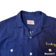 画像10: 50's "DUNHILL"　「CAR CLUB」　LONG　SLEEVE　EMBROYED　SHIRTS　NAVY　SIZE：15 - 15 1/2 (10)