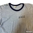 画像4: 60's "Champion"　「H.A.C.C.」　しみ込み PRINTED　RINGER　Tee SHIRTS　SIZE表記：LARGE　42 - 44 (4)