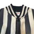 画像4: -50's "Rawlings"　COTTON　POPLYN　BLACK × WHITE　STRIPE　UMPIRE　JACKET　WITH　掛けBITTON　SIZE表記：M (4)