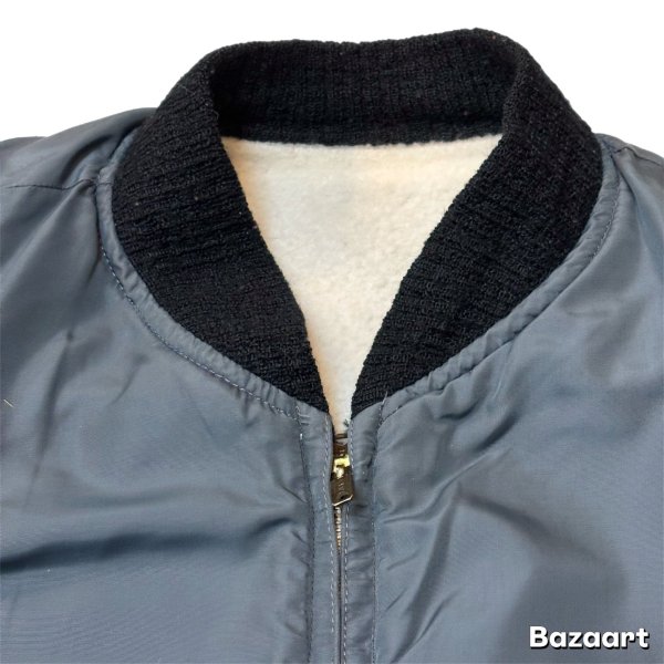 画像7: 50's- "Mc GREGOR"　REVERSIBLE　NYLON FLEESE × GRAY NYLON　FULL　ZIP.　JACKET　SIZE表記：38 (7)