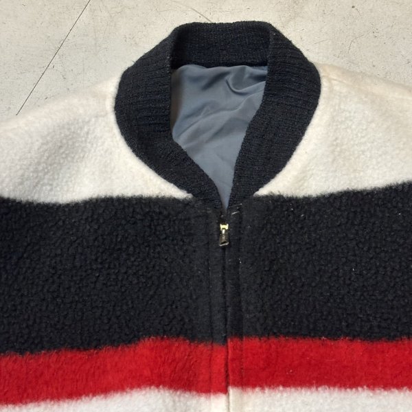 画像3: 50's- "Mc GREGOR"　REVERSIBLE　NYLON FLEESE × GRAY NYLON　FULL　ZIP.　JACKET　SIZE表記：38 (3)