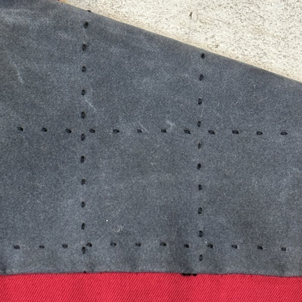 画像14: 50's "Argyle Shop"　COTTON　SUEDE　PATCHED　WITH　SEWING　RAYON　GABARDINE　LONG　SLEEVE　SHIRTS　SIZE表記：M　good condition !! (14)