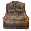 画像1: 80's OLD　”RALPH"　NATIVE　PATTERN　CHECK　WOOL　VEST　good making !! (1)