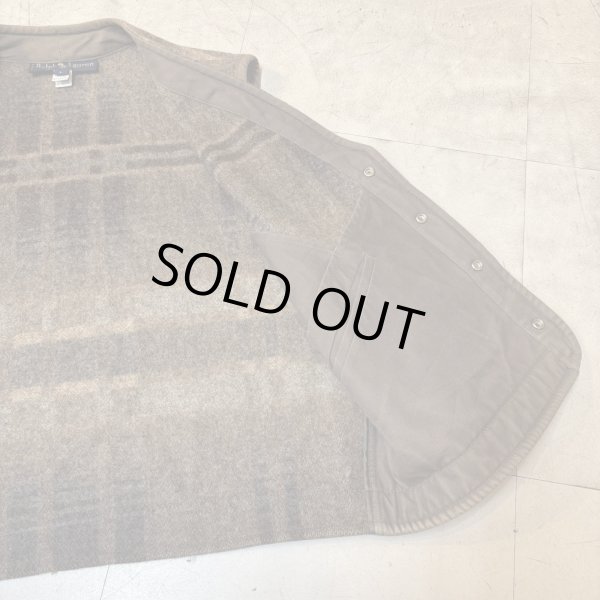 画像12: 80's OLD　”RALPH"　NATIVE　PATTERN　CHECK　WOOL　VEST　good making !! (12)