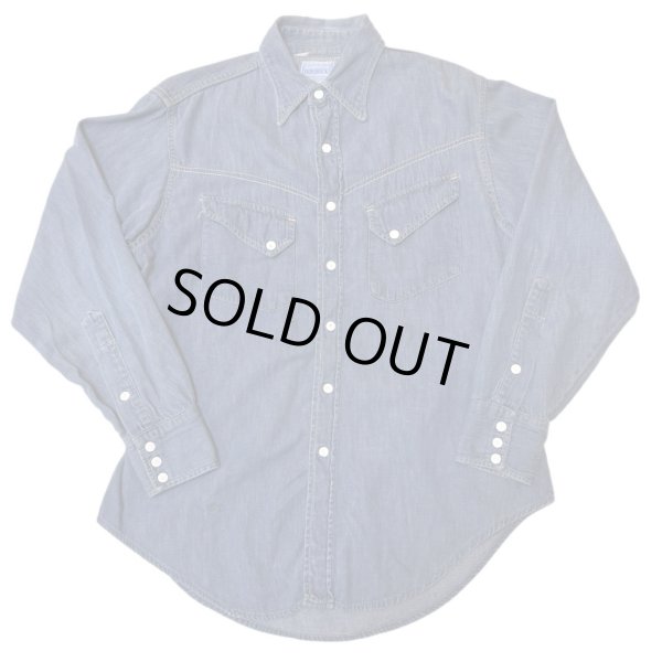 画像1: 50's- "SEARS　ROEBUCKS"　WESTERN　DENIM　SHIRTS　WITH　DIAGONAL　POCKETS (1)