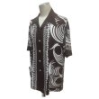 画像38: 40's "ROYAL　PALM”　「WHITE　HERON（シロサギ）　PATTERN」　BILLIARDS　STYLE　（MIAMI　STYLE）　RAYON　HAWAIIAN　SHIRTS　SIZE表記：L　SPECIAL !! (38)