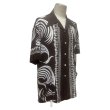 画像40: 40's "ROYAL　PALM”　「WHITE　HERON（シロサギ）　PATTERN」　BILLIARDS　STYLE　（MIAMI　STYLE）　RAYON　HAWAIIAN　SHIRTS　SIZE表記：L　SPECIAL !! (40)