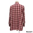 画像15: 40's "ROOMY RICHARD"　CHECKED PATTERN　HEAVY　COTTON FLANNEL　SHIRTS　マチ付き　SIZE:L 程 (15)