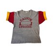 画像1: 70's "Champion"　袖だけ W-FACE　しみ込みPRINTED　Tee SHIRTS　SIZE表記：LARGE　rare !! (1)