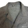 画像10: late 50's "SEARS"　BLACK　CHAMBRAY　SHOP　COAT　WITH WAIST BELT (10)