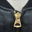 画像29: 50's MINT CONDITION　"MACHO MAN　PAUL　 LIFTING DUMBELLS”　BLACK SATIN　JAPAN SOUVENIR JACKET　and　WHITE SOLID SATIN　with　SNAP BUTTONS ＆ WIDE ZIPPER　SPECIAL !!  (29)