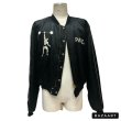 画像36: 50's MINT CONDITION　"MACHO MAN　PAUL　 LIFTING DUMBELLS”　BLACK SATIN　JAPAN SOUVENIR JACKET　and　WHITE SOLID SATIN　with　SNAP BUTTONS ＆ WIDE ZIPPER　SPECIAL !!  (36)