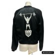 画像38: 50's MINT CONDITION　"MACHO MAN　PAUL　 LIFTING DUMBELLS”　BLACK SATIN　JAPAN SOUVENIR JACKET　and　WHITE SOLID SATIN　with　SNAP BUTTONS ＆ WIDE ZIPPER　SPECIAL !!  (38)