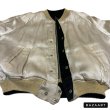 画像19: 50's MINT CONDITION　"MACHO MAN　PAUL　 LIFTING DUMBELLS”　BLACK SATIN　JAPAN SOUVENIR JACKET　and　WHITE SOLID SATIN　with　SNAP BUTTONS ＆ WIDE ZIPPER　SPECIAL !!  (19)