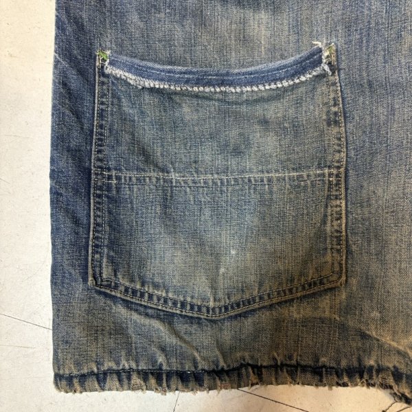 画像16: 50's "BIG SMITH"　DENIM 　COVERALL　JACKET　WITH　DENIM　CUSTOM　MADE　SIZE：44　MEDIUM (16)