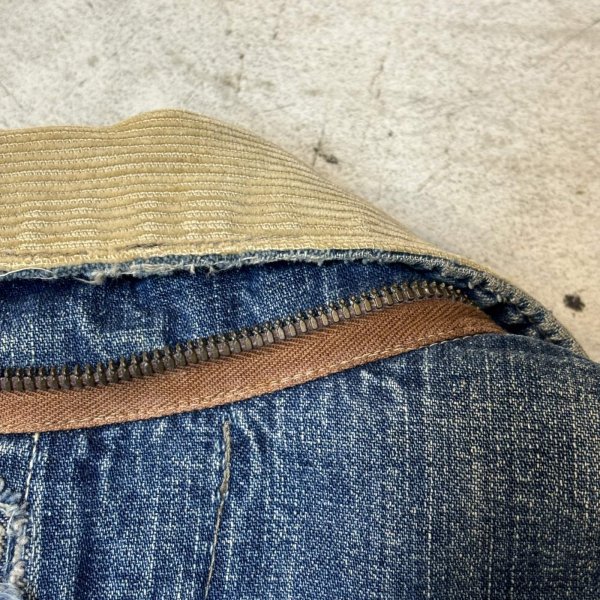 画像11: 50's "BIG SMITH"　DENIM 　COVERALL　JACKET　WITH　DENIM　CUSTOM　MADE　SIZE：44　MEDIUM (11)