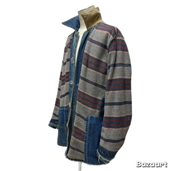 画像23: 50's "BIG SMITH"　DENIM 　COVERALL　JACKET　WITH　DENIM　CUSTOM　MADE　SIZE：44　MEDIUM (23)