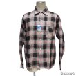 画像17: early 50's DEAD STOCK　WITH FLASHER　"SILVER STAR"　BLACK × PINK　CHECK　PATTEERN　COTTON　PRINTED　FLANNEL　SHIRTS　SIZE：M　special !!　 (17)