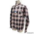 画像18: early 50's DEAD STOCK　WITH FLASHER　"SILVER STAR"　BLACK × PINK　CHECK　PATTEERN　COTTON　PRINTED　FLANNEL　SHIRTS　SIZE：M　special !!　 (18)