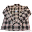 画像9: early 50's DEAD STOCK　WITH FLASHER　"SILVER STAR"　BLACK × PINK　CHECK　PATTEERN　COTTON　PRINTED　FLANNEL　SHIRTS　SIZE：M　special !!　 (9)