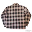 画像10: early 50's DEAD STOCK　WITH FLASHER　"SILVER STAR"　BLACK × PINK　CHECK　PATTEERN　COTTON　PRINTED　FLANNEL　SHIRTS　SIZE：M　special !!　 (10)