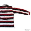 画像13: 50's- "TEXTRON"　BLACK × WHITE × RED　BORDER　PATTERN　PRINTED　COTTON　LONG　SLEEVE　SHIRTS　SIZE表記：L (13)
