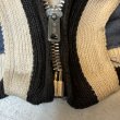 画像7: 50's 「TAPING　LINE　FULL ZIP」　SWEAT　SHIRTS（CARDIGAN）　COBALT BLUE × BLACK × WHITE　rare color !! (7)