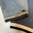画像10: 50's 「TAPING　LINE　FULL ZIP」　SWEAT　SHIRTS（CARDIGAN）　COBALT BLUE × BLACK × WHITE　rare color !! (10)