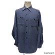 画像14: 40's "UNCLE SAM"　COTTON　HEAVY　FLANNEL　SHIRTS　DARK NAVY　 (14)