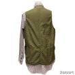 画像18: 40's "AMERICAN FIELD"　COTTON　SATEEN　HUNTING　VEST　WITH　HALF MOON　POCKET (18)