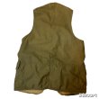 画像3: 40's "AMERICAN FIELD"　COTTON　SATEEN　HUNTING　VEST　WITH　HALF MOON　POCKET (3)