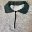 画像5: 40's "PILGRIM"　襟付き　2 TONE　COLOR　HALF　ZIP.　SWEAT　SHIRTS　WITH　”WALDES　KOVER　ZIPPER”　SIZE表記：XL　（46）　ON BOOK !! (5)