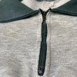 画像6: 40's "PILGRIM"　襟付き　2 TONE　COLOR　HALF　ZIP.　SWEAT　SHIRTS　WITH　”WALDES　KOVER　ZIPPER”　SIZE表記：XL　（46）　ON BOOK !! (6)