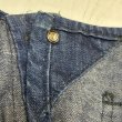 画像15: around 20's　"WHITEFIELD S&B”　「DENIM」　巻きSTYLE　with NICE POCKET　& WITHOUT WAIST BELT　BIB OVERALL　VERY OLD STYLE !! (15)