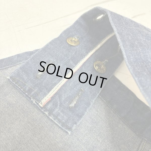 画像19: 30's　"WHITEFIELD S&B”　「DENIM」　巻きSTYLE　with NICE POCKET　& WITHOUT WAIST BELT　BIB OVERALL　VERY OLD STYLE !! (19)