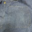 画像12: around 20's　"WHITEFIELD S&B”　「DENIM」　巻きSTYLE　with NICE POCKET　& WITHOUT WAIST BELT　BIB OVERALL　VERY OLD STYLE !! (12)