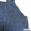 画像3: around 20's　"WHITEFIELD S&B”　「DENIM」　巻きSTYLE　with NICE POCKET　& WITHOUT WAIST BELT　BIB OVERALL　VERY OLD STYLE !! (3)