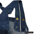 画像17: around 20's　"WHITEFIELD S&B”　「DENIM」　巻きSTYLE　with NICE POCKET　& WITHOUT WAIST BELT　BIB OVERALL　VERY OLD STYLE !! (17)