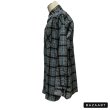 画像21: early 50's DEADSTOCK　"WINTER　KING"　PRINTED　COTTON　FLANNEL　SHIRTS　BLACK ベース　マチ付き　SIZE：15　M　 (21)