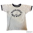 画像1: 80's "Champion"　しみ込み PRINTED　RINGER　Tee SHIRTS　SIZE表記：L (1)