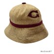 画像11: -1930's　6 PANNELS　WOOL HAT　with 「G」 and　「LINE」　FELT PATCHES (11)