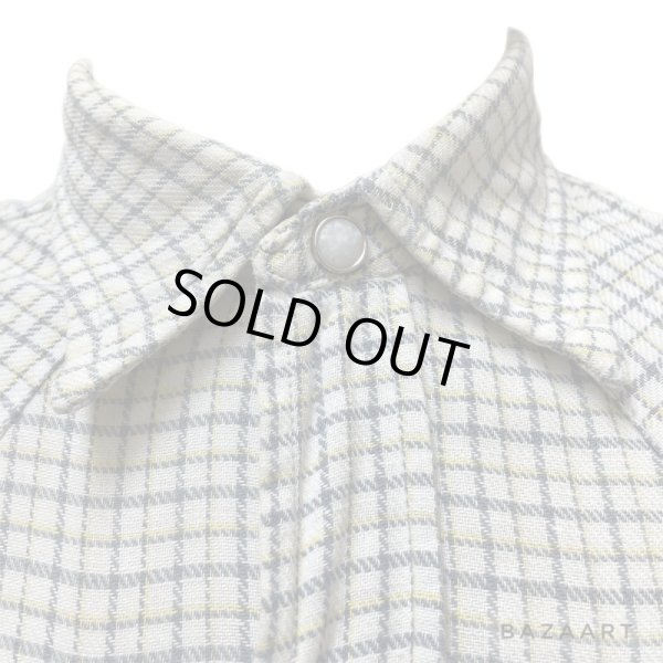 画像8: early 50's "Wrangler"　Western  COTTON FLANNEL SHIRTS　with DIAGONAL POCKET (8)