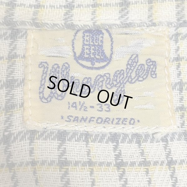 画像2: early 50's "Wrangler"　Western  COTTON FLANNEL SHIRTS　with DIAGONAL POCKET (2)