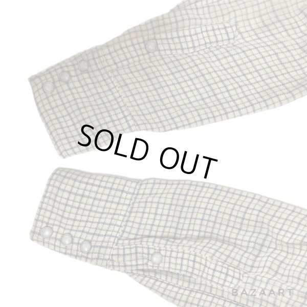 画像11: early 50's "Wrangler"　Western  COTTON FLANNEL SHIRTS　with DIAGONAL POCKET (11)