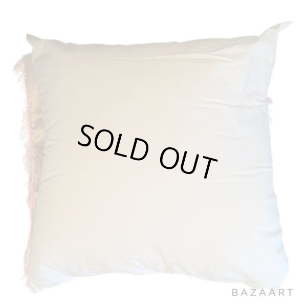 画像11: 50's MINT CONDITION   "Hawaian Islands"   PINK  SATIN   SOUVENIR  PILLOW (11)