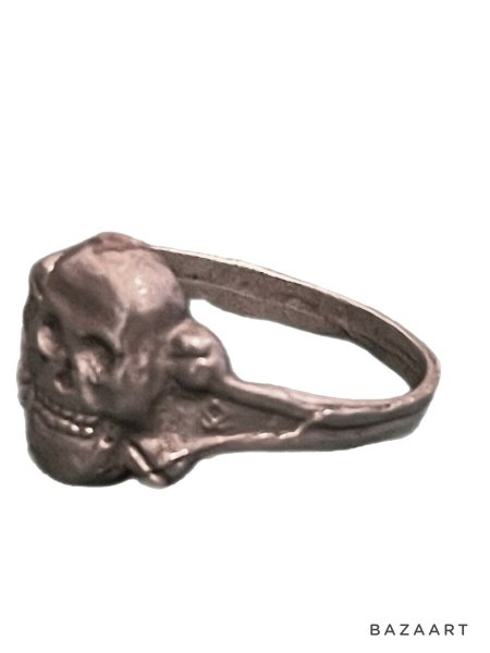 画像3: -50's "SKULL and CROSSBONES"   SILVER  RING (3)