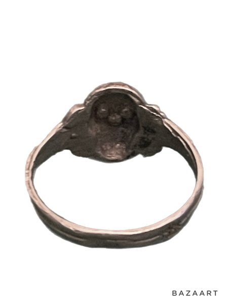 画像4: -50's "SKULL and CROSSBONES"   SILVER  RING (4)