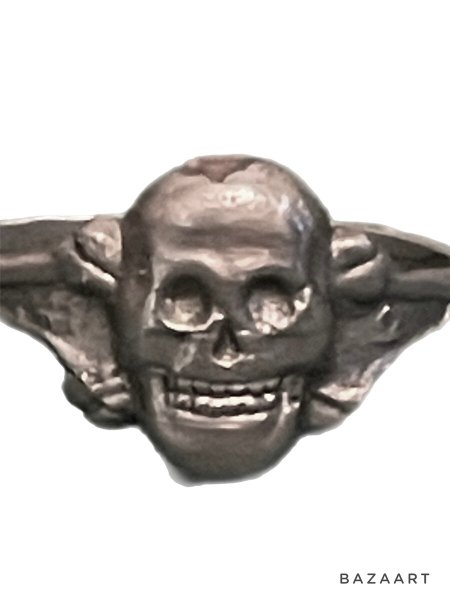 画像5: -50's "SKULL and CROSSBONES"   SILVER  RING (5)