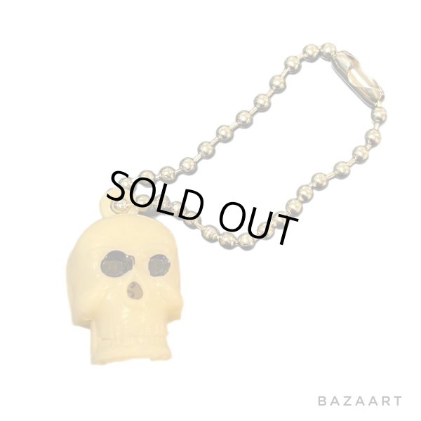 画像1: 60's DEAD STOCK　”SKULL"　CHARM　顎にバネ入りで開閉 (1)